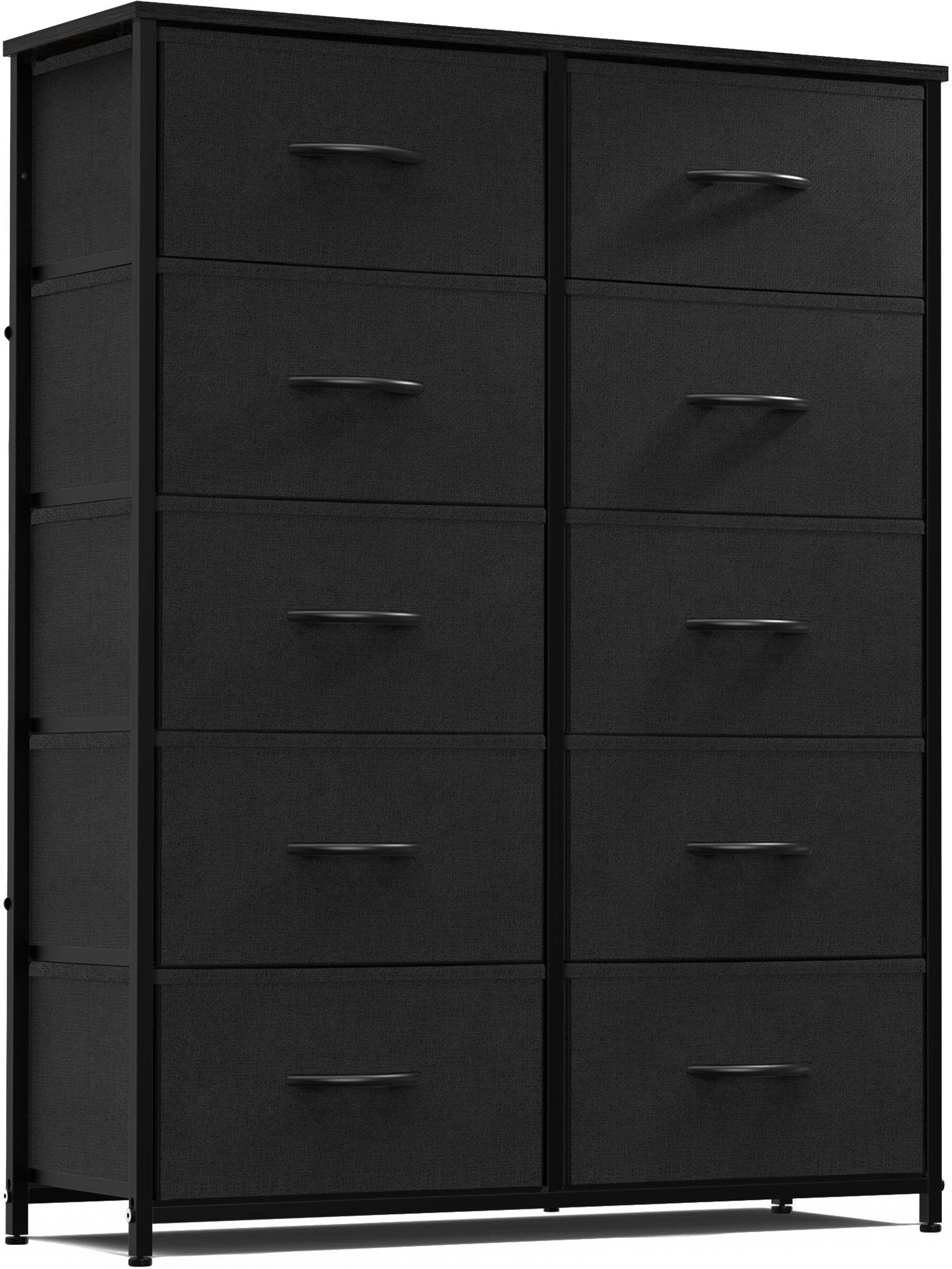 Bedroom Dresser Organizer with 10 Drawers for Storage
